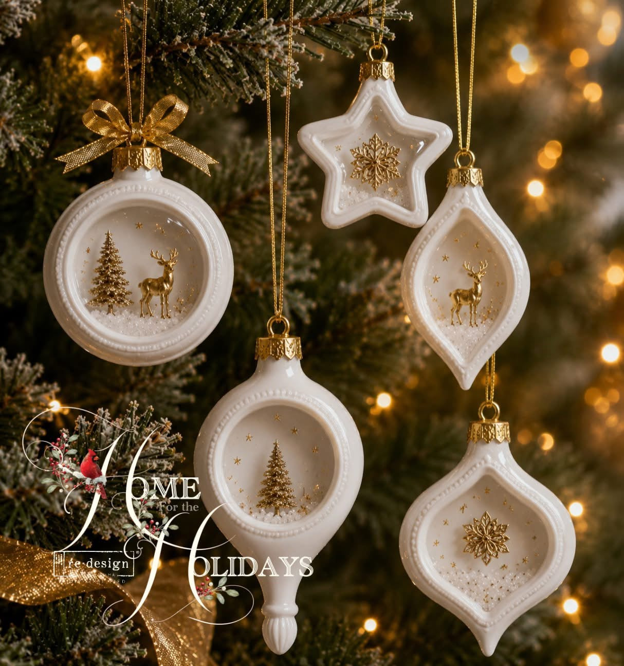 Decor Moulds® - NoeL Elegance | Home for the Holidays | Redesign with Prima