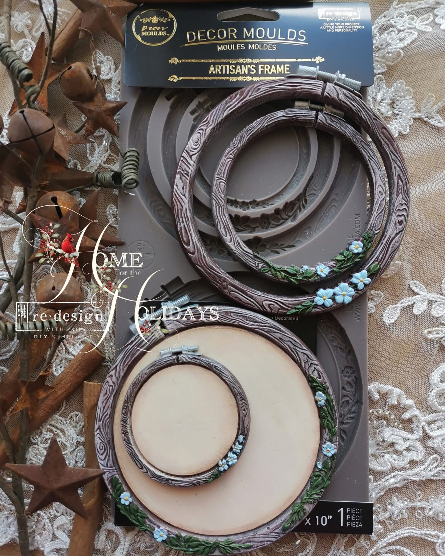 Decor Moulds® - Artisan’s Frame | Home for the Holidays | Redesign with Prima