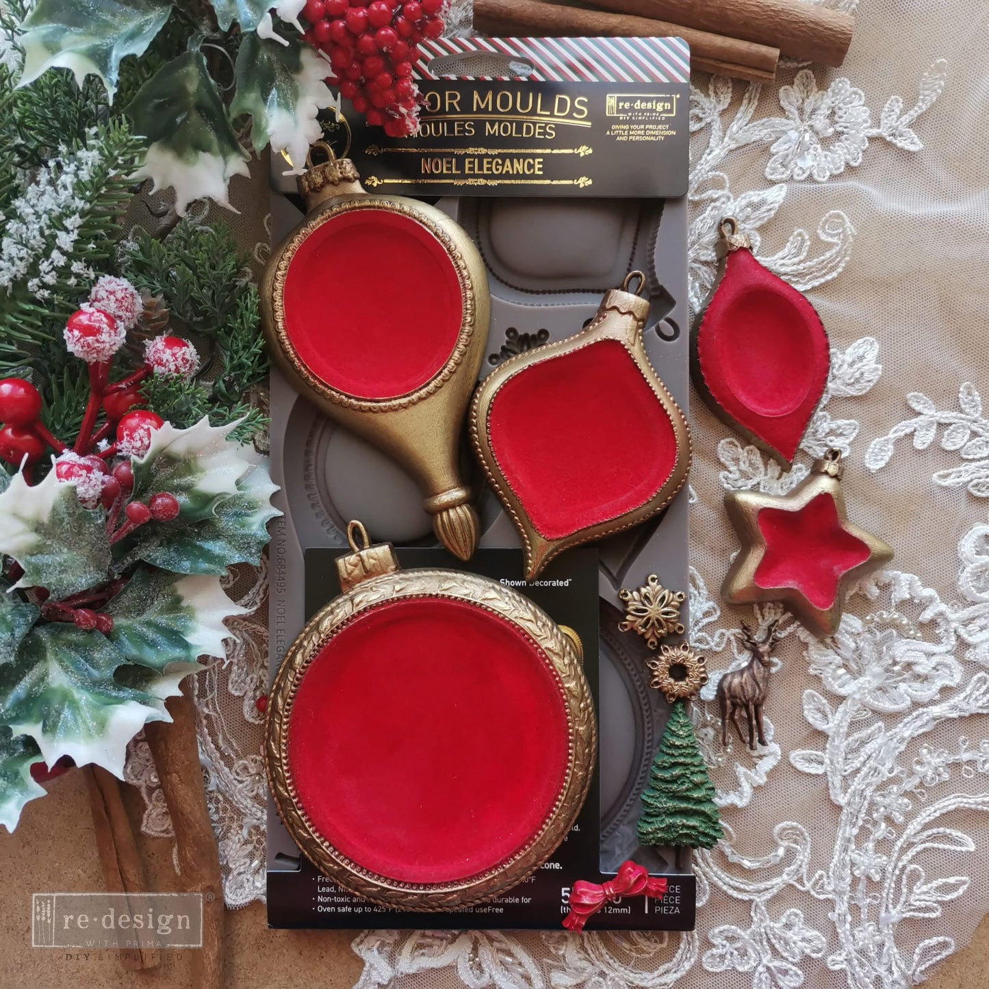 Decor Moulds® - NoeL Elegance | Home for the Holidays | Redesign with Prima