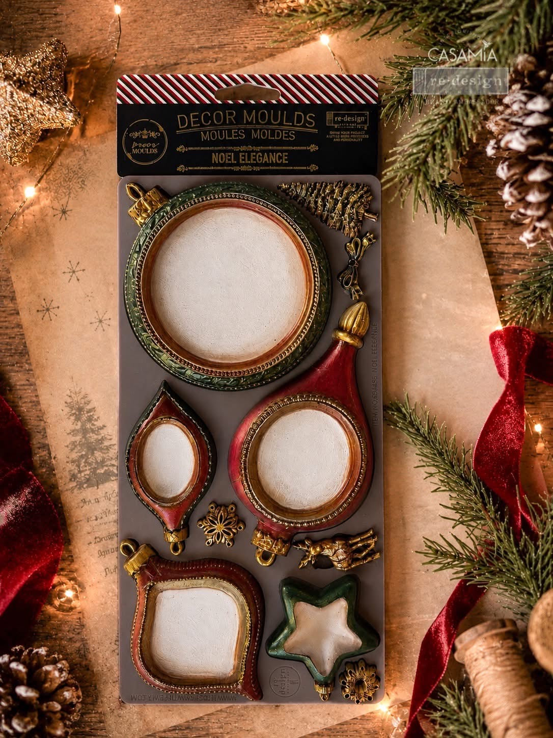 Decor Moulds® - NoeL Elegance | Home for the Holidays | Redesign with Prima