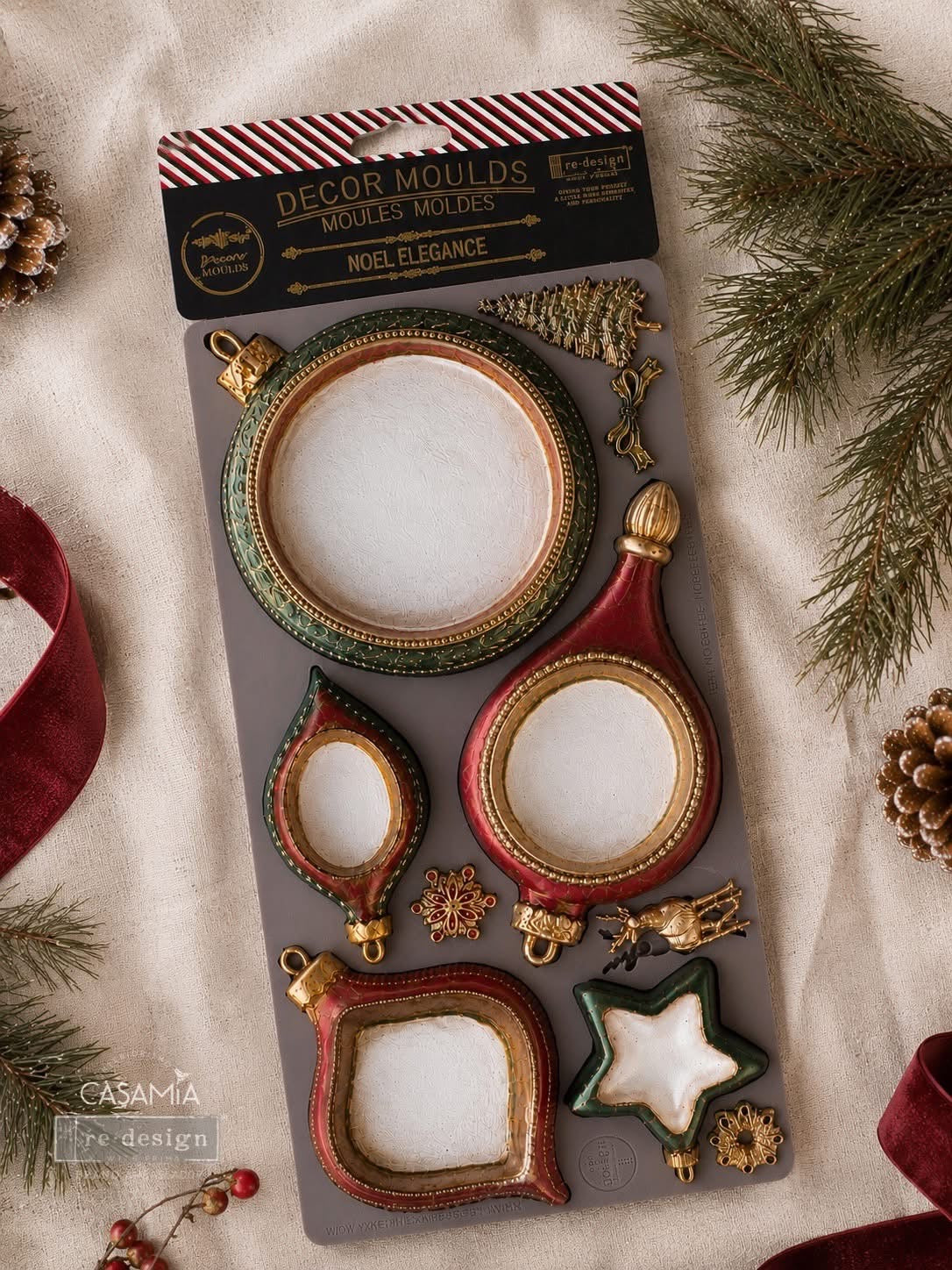 Decor Moulds® - NoeL Elegance | Home for the Holidays | Redesign with Prima