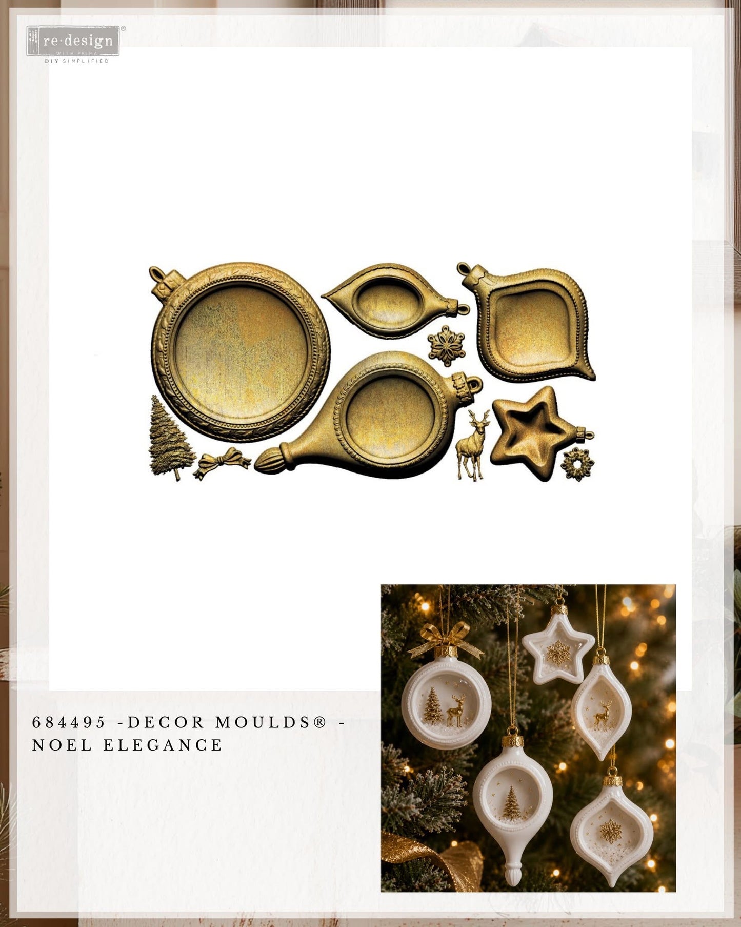 Decor Moulds® - NoeL Elegance | Home for the Holidays | Redesign with Prima