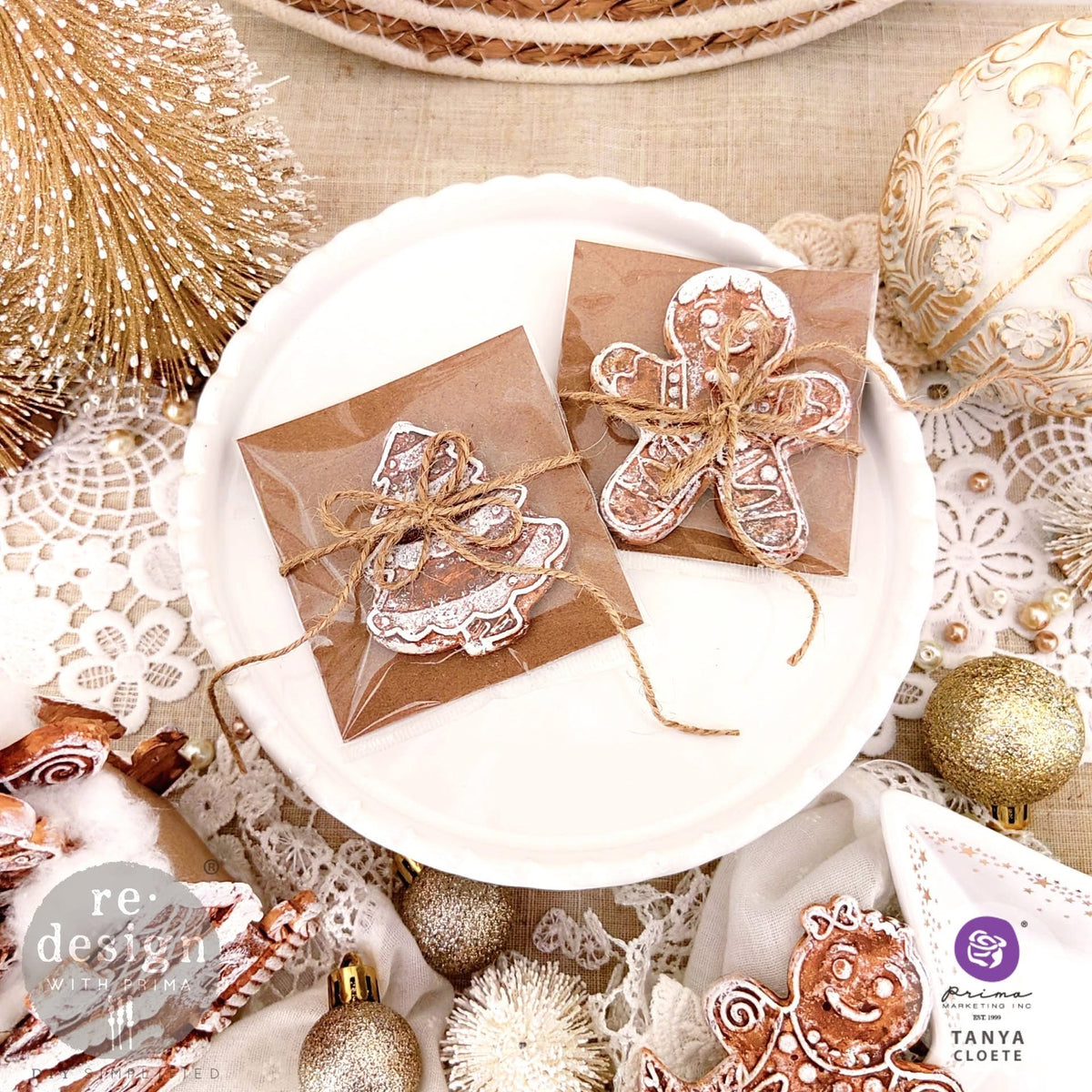 Decor Mould® - Festive Gingerbread Treats | 5”x8” | Redesign with Prima