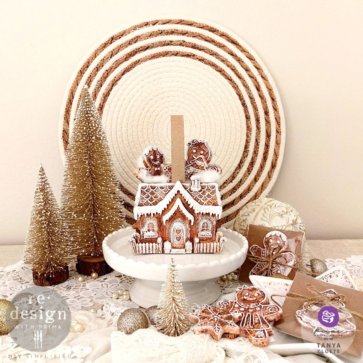 Decor Mould® - Festive Gingerbread Treats | 5”x8” | Redesign with Prima
