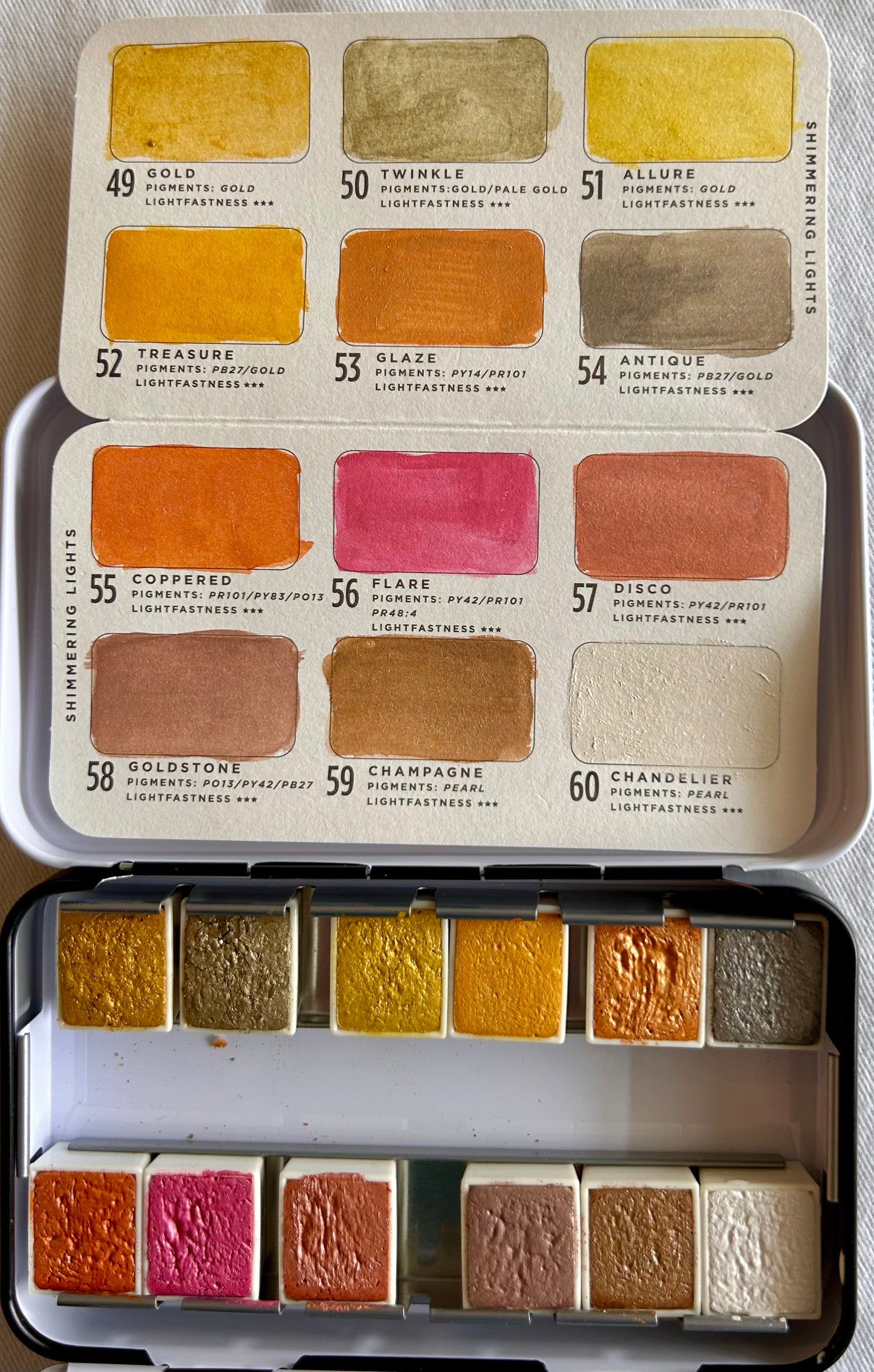 Watercolor Confections Paint Set - Shimmering Lights | Redesign with Prima