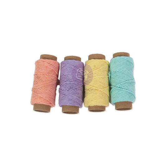 Among the Wildflowers Collection Yarn Spools | 4 colors | Three Girls Tale | Prima Marketing Inc