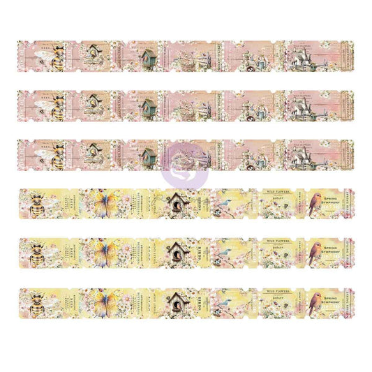 Among the Wildflowers Collection Tickets | 36 pcs | Three Girls Tale | Prima Marketing Inc