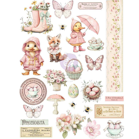 Sweet Spring Collection - A4 Transfer | 1 sheet, 8.3 x 11.7” | Frank Garcia | Prima Marketing Inc