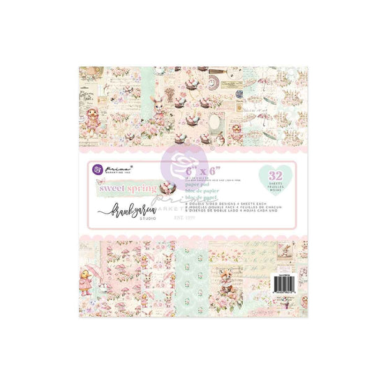 Among the Wildflowers Collection - 6x6 Paper Pad, 26 sheets | Three Girls Tale | Prima Marketing Inc