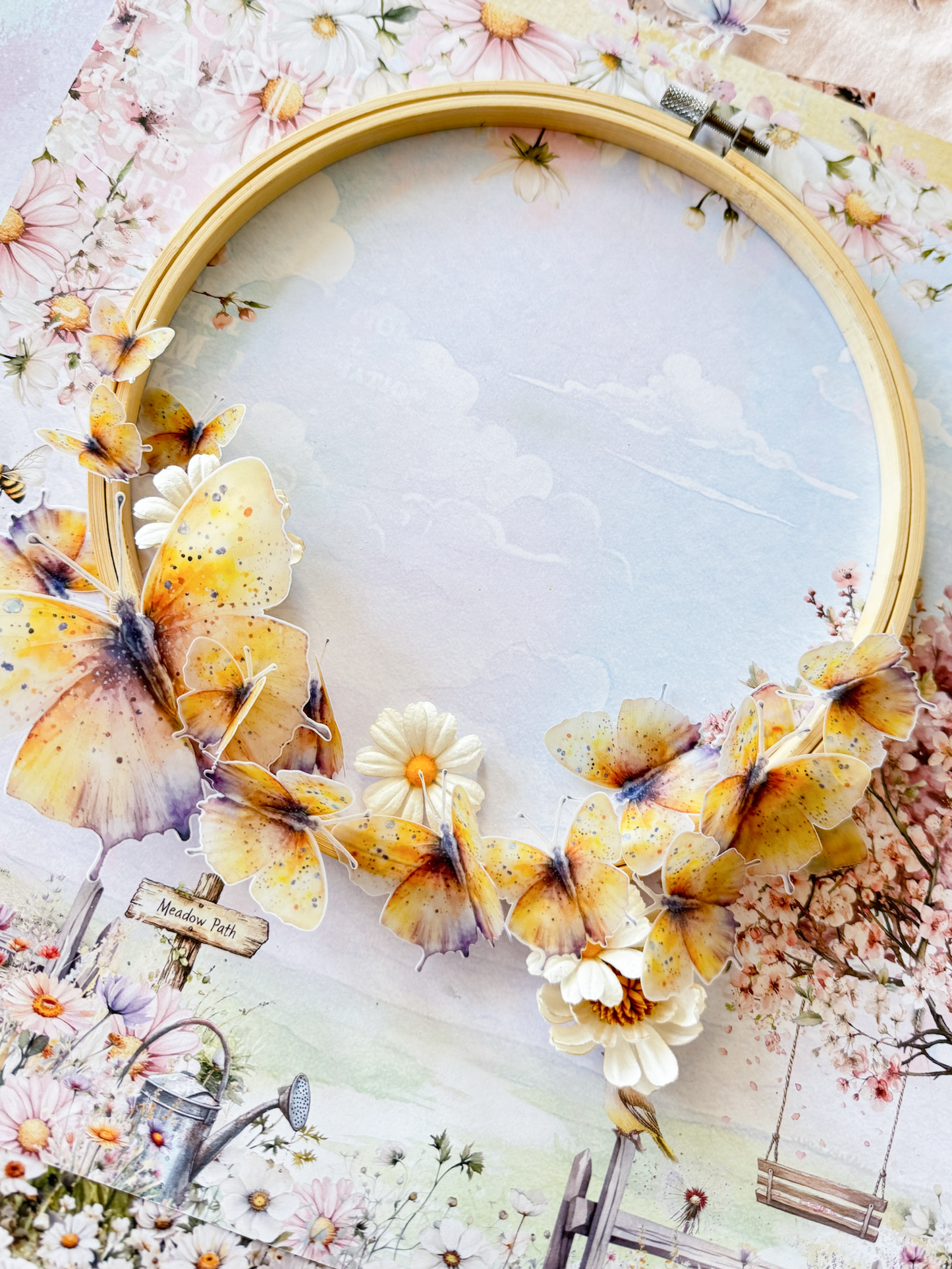 Among the Wildflowers Collection Flowers - Spring Twig, 22 pcs | Three Girls Tale | Prima Marketing Inc