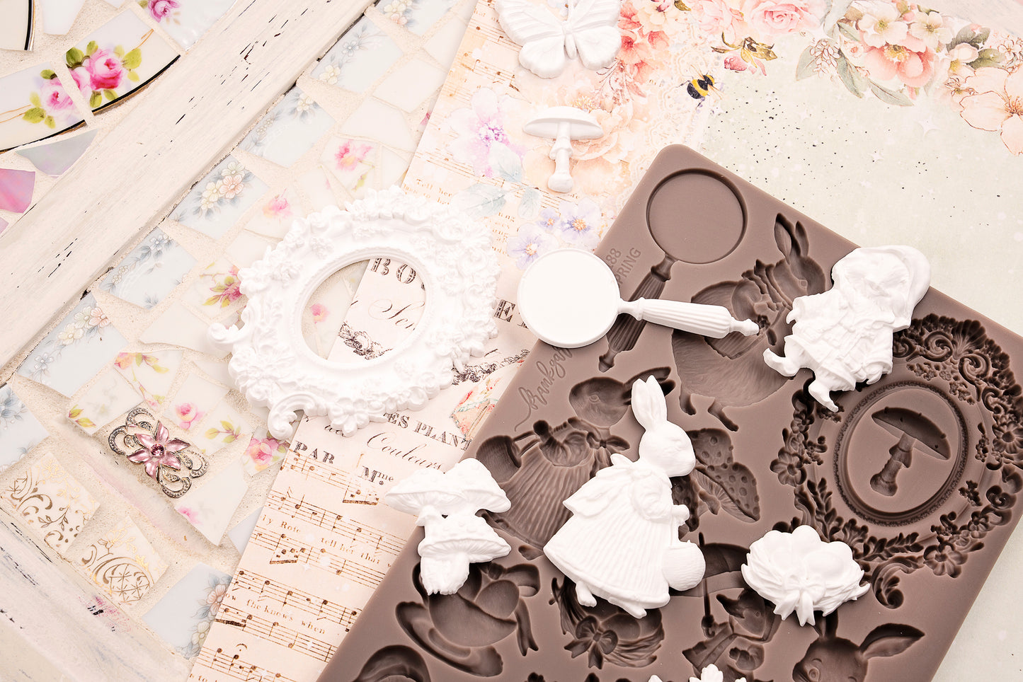 Sweet Spring Collection Decor Mould® | 5” x 8” | Frank Garcia | Prima Marketing Inc