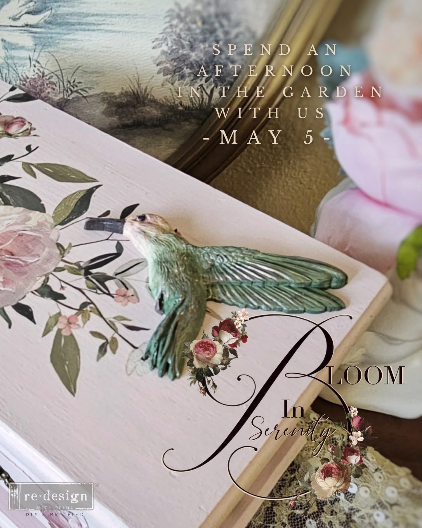 Decor Mould® - Bloom and Flutter | 5” x 10” x 8mm | Redesign with Prima