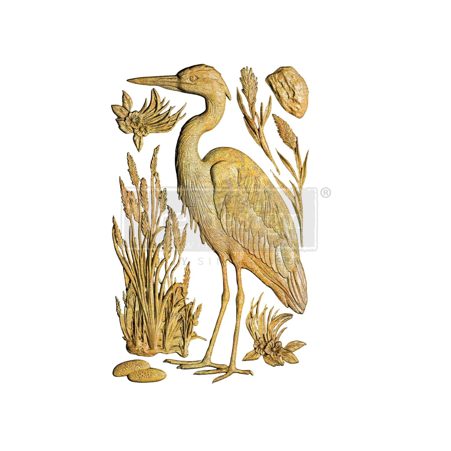 Decor Mould® - Feathered Stillness | 5” x 8” x 8mm | Redesign with Prima