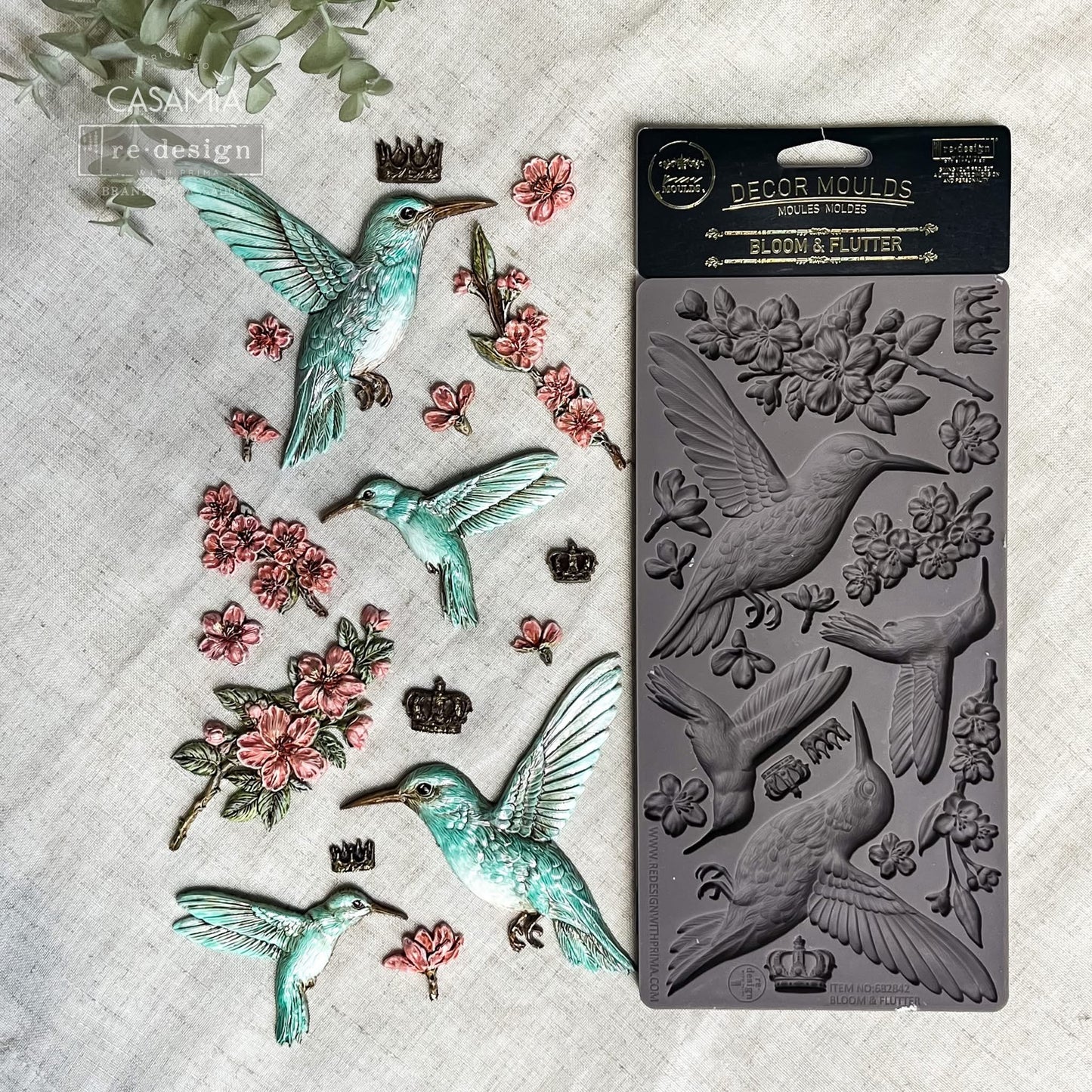 Decor Mould® - Bloom and Flutter | 5” x 10” x 8mm | Redesign with Prima