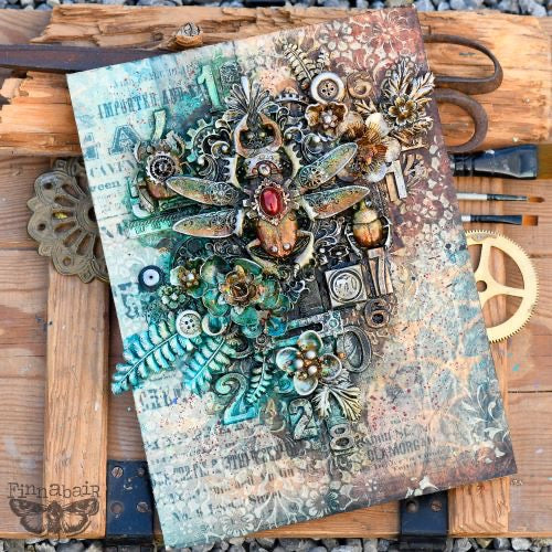 A3 Decoupage Fiber - Chestnut Street | 3 sheets, 11.7"x16.5" | Finnabair | Redesign with Prima