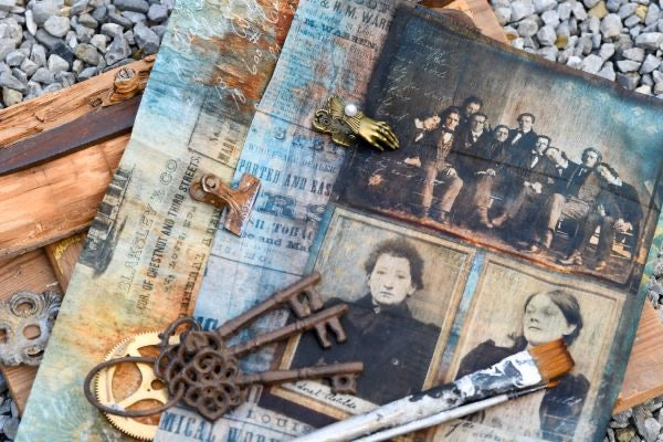 A3 Decoupage Fiber - Chestnut Street | 3 sheets, 11.7"x16.5" | Finnabair | Redesign with Prima