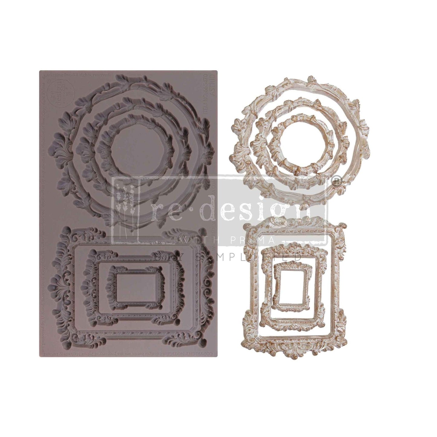 Decor Mould® - Astrid | 5"x8"x8mm | Redesign with Prima