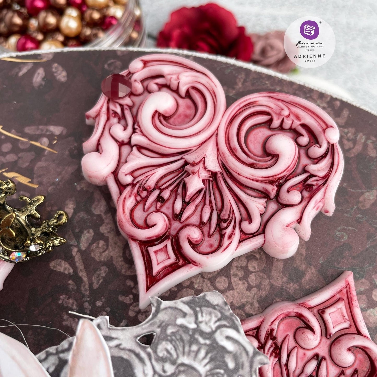 Lost in Wonderland Decor Mould® - Deck of Cards | 5”x8” | Three Girls Tale |Prima Marketing Inc