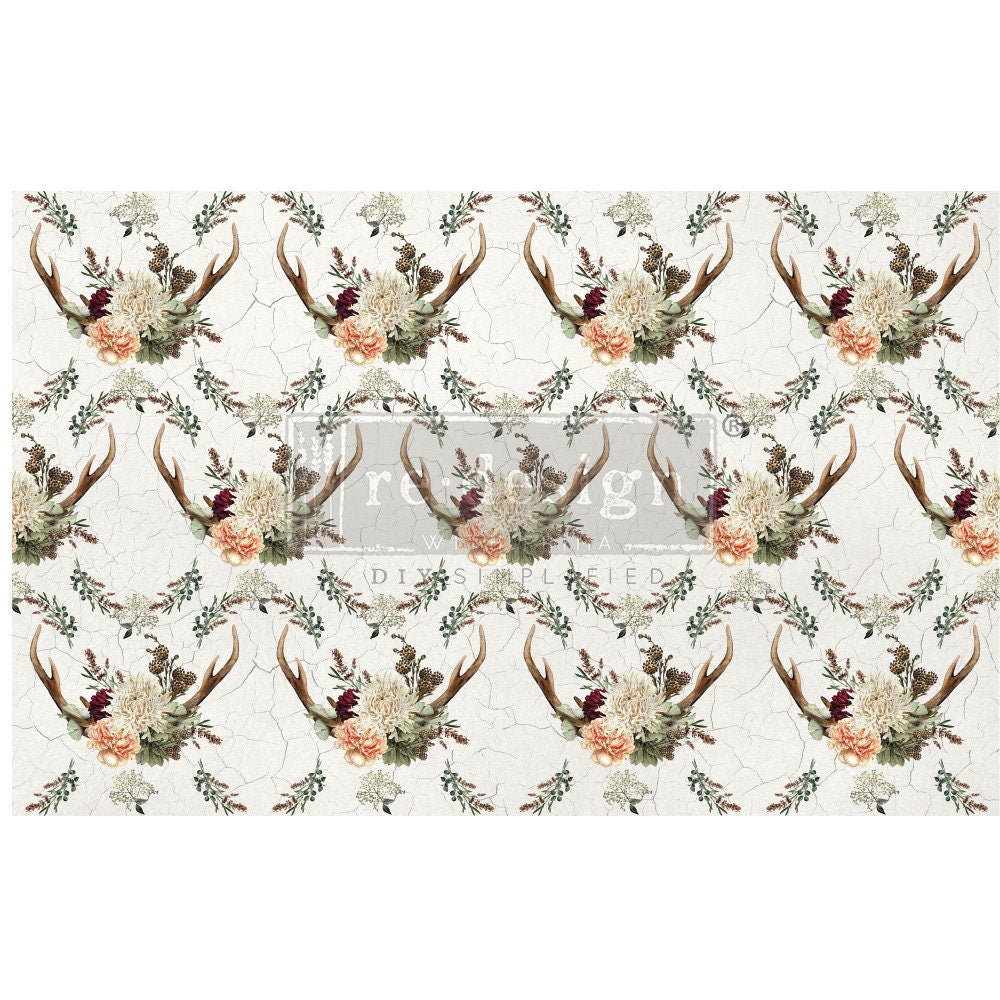 Decoupage Tissue Paper - Cedar Creek | 1 sheet, 19.5”x30” | Redesign with Prima