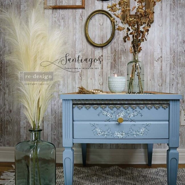 Maxi Decor Transfer® - Minty Roses | 2 pc-12x12 | Redesign with Prima