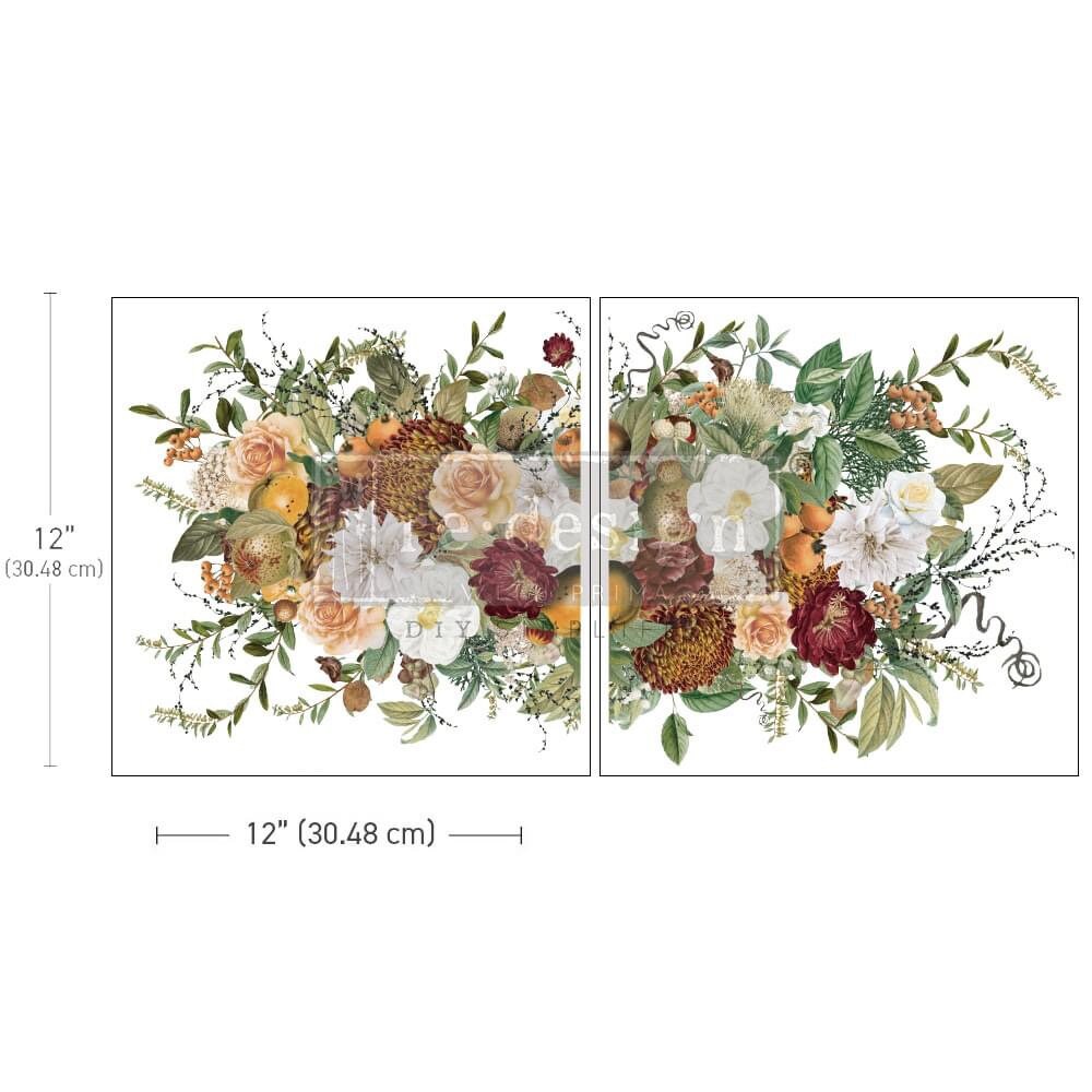 Maxi Decor Transfer® - Autumnal Bliss | 2 sheets, 12”x12” | Redesign with Prima