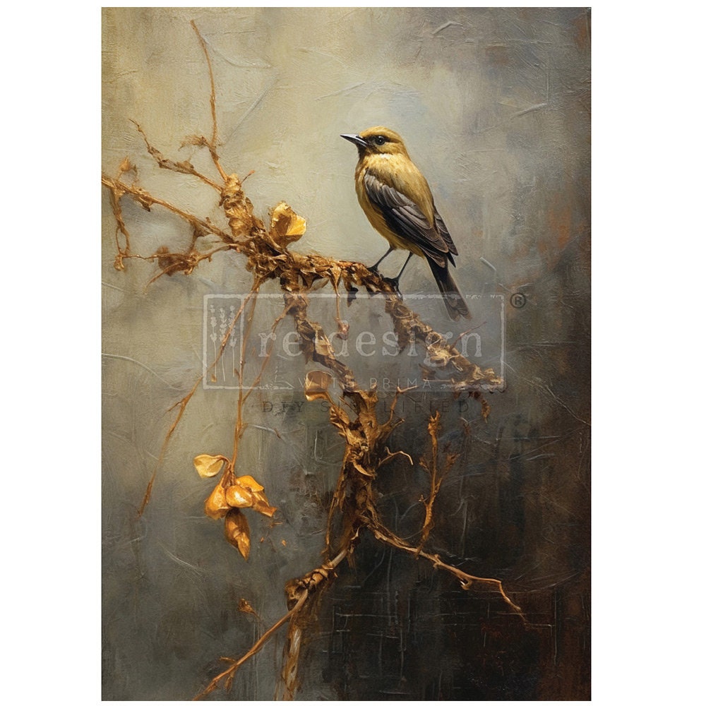 A1 Decoupage Fiber - Rustic Refuge | 1 sheet, 23.4”x33.1” | Redesign with Prima