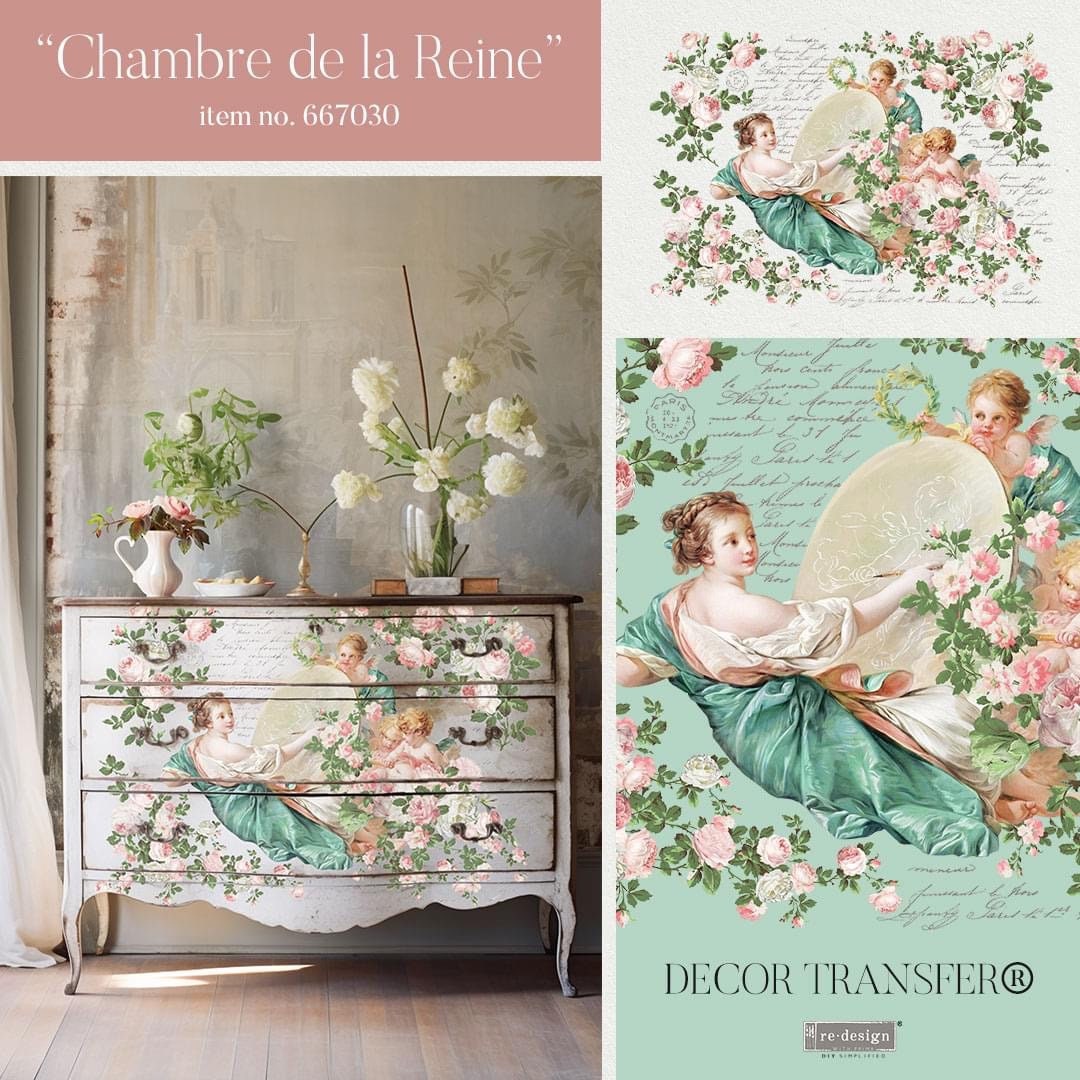 Large Decor Transfers® - Chambre de la Reine | 3 pcs, 24”x35 | Redesign with Prima