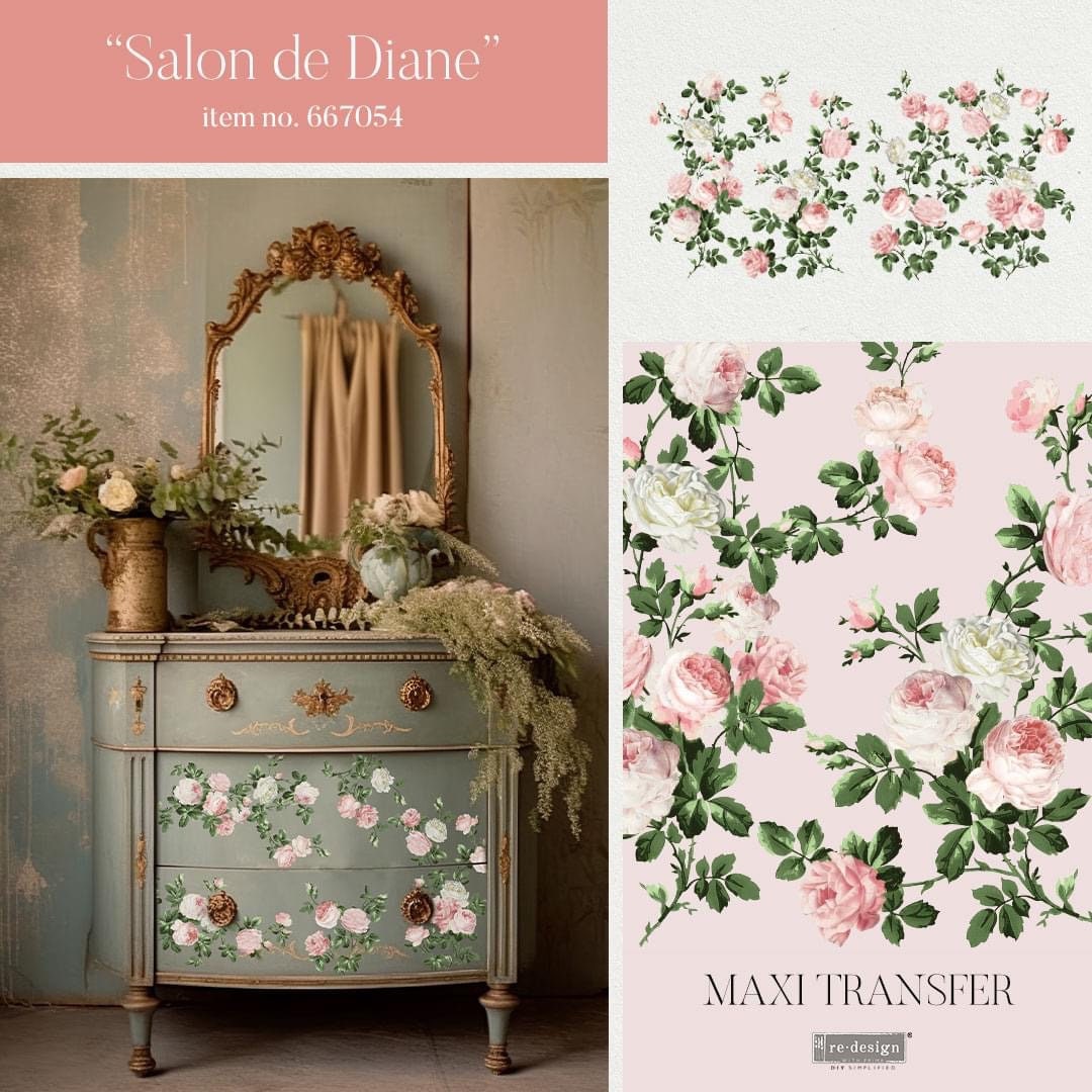 Maxi Decor Transfer® - Salon de Diane | 12”x12” | Redesign with Prima