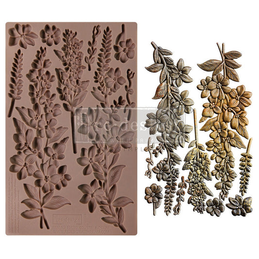 Décor Mould® - Country Blossom | 1 pc, 5”x8” | Redesign with Prima