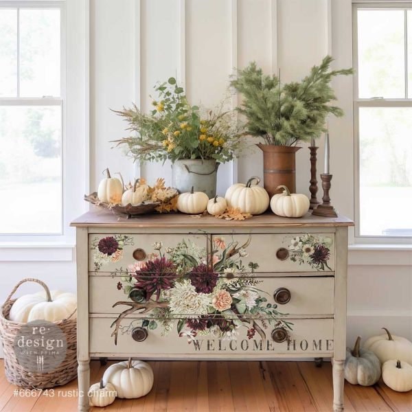 Large Decor Transfers® - Rustic Charm | 2 sheets, 24” x 35”| Redesign with Prima