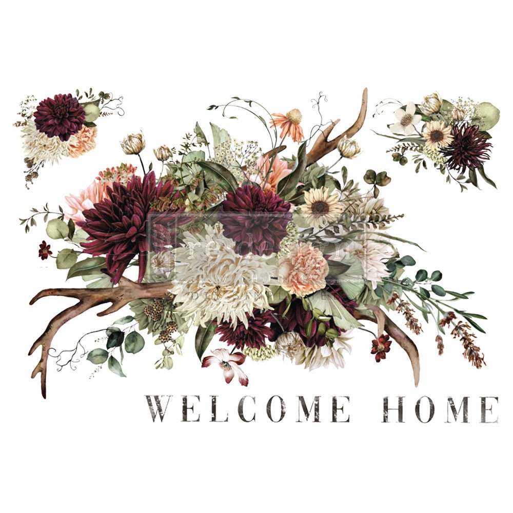Large Decor Transfers® - Rustic Charm | 2 sheets, 24” x 35”| Redesign with Prima