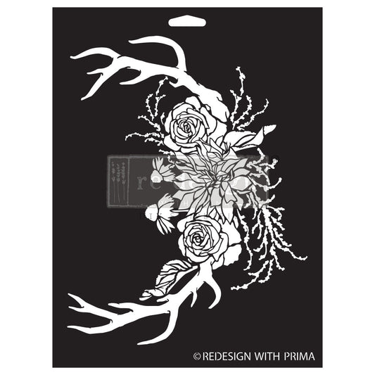 Decor Stencil - Wildwood Cabin  | 9”x12” | Redesign with Prima