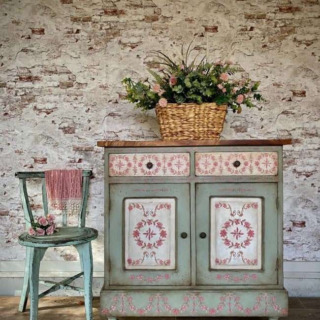 Large Decor Transfers® - Flower Garland | 24”x35”, 2 pcs | Floral Border | Redesign with Prima