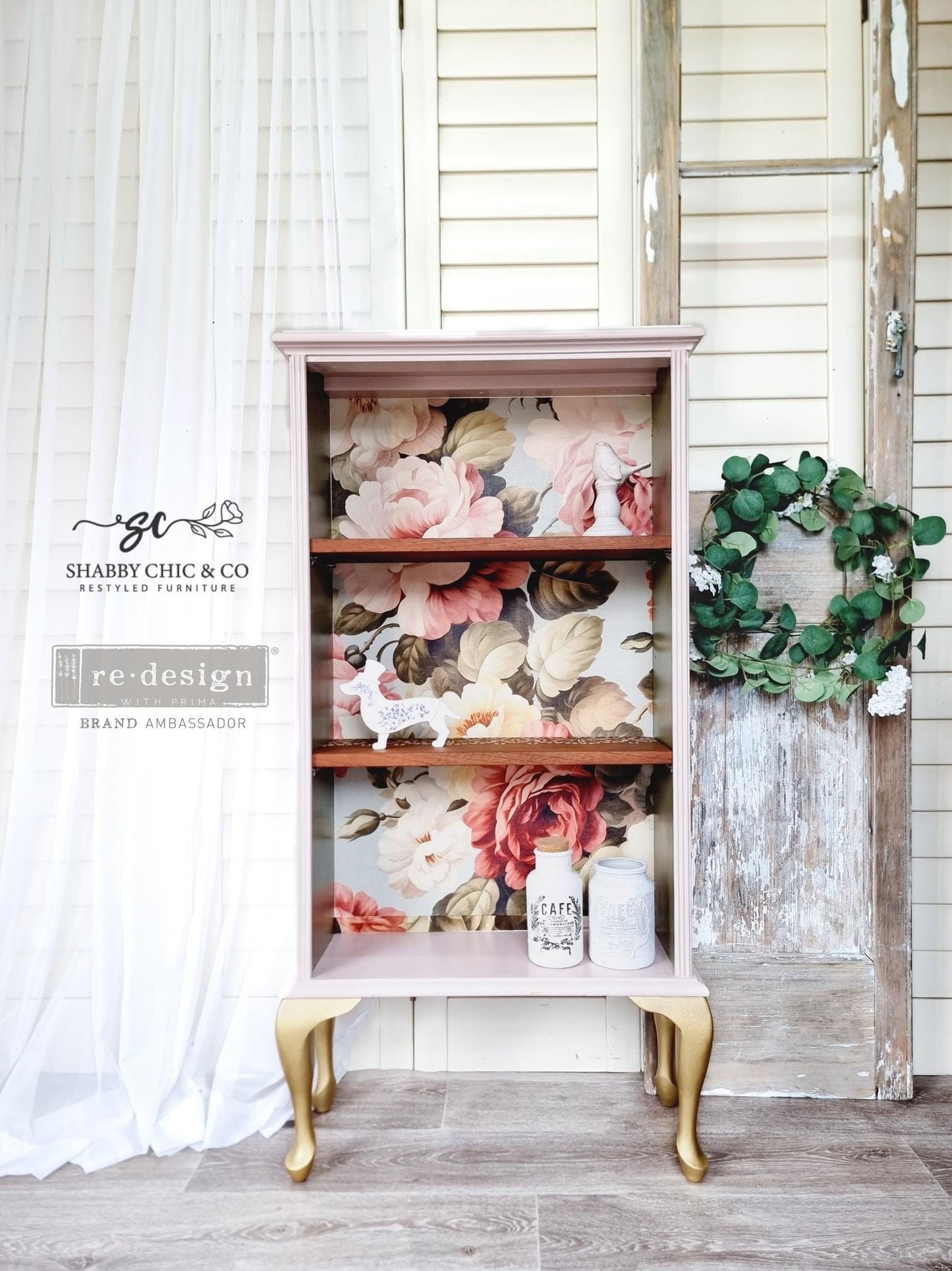 A1 Decoupage Fiber - Salon de la Gloire | 23.4”x33.1” | Redesign with Prima