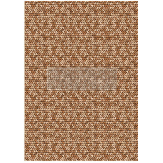 A1 Decoupage Fiber - Braided Bliss | 1 sheet, 23.4” x 33.1” | Redesign with Prima