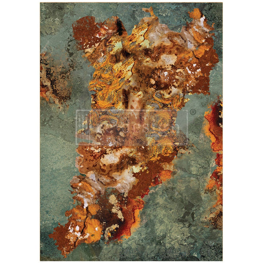 A1 Decoupage Fiber - Marble Mirage | 23.4” x 33.1” | Redesign with Prima