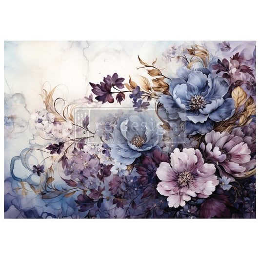 A1 Decoupage Fiber - Serene Shadows | 23.4” x 33.1” | Redesign with Prima