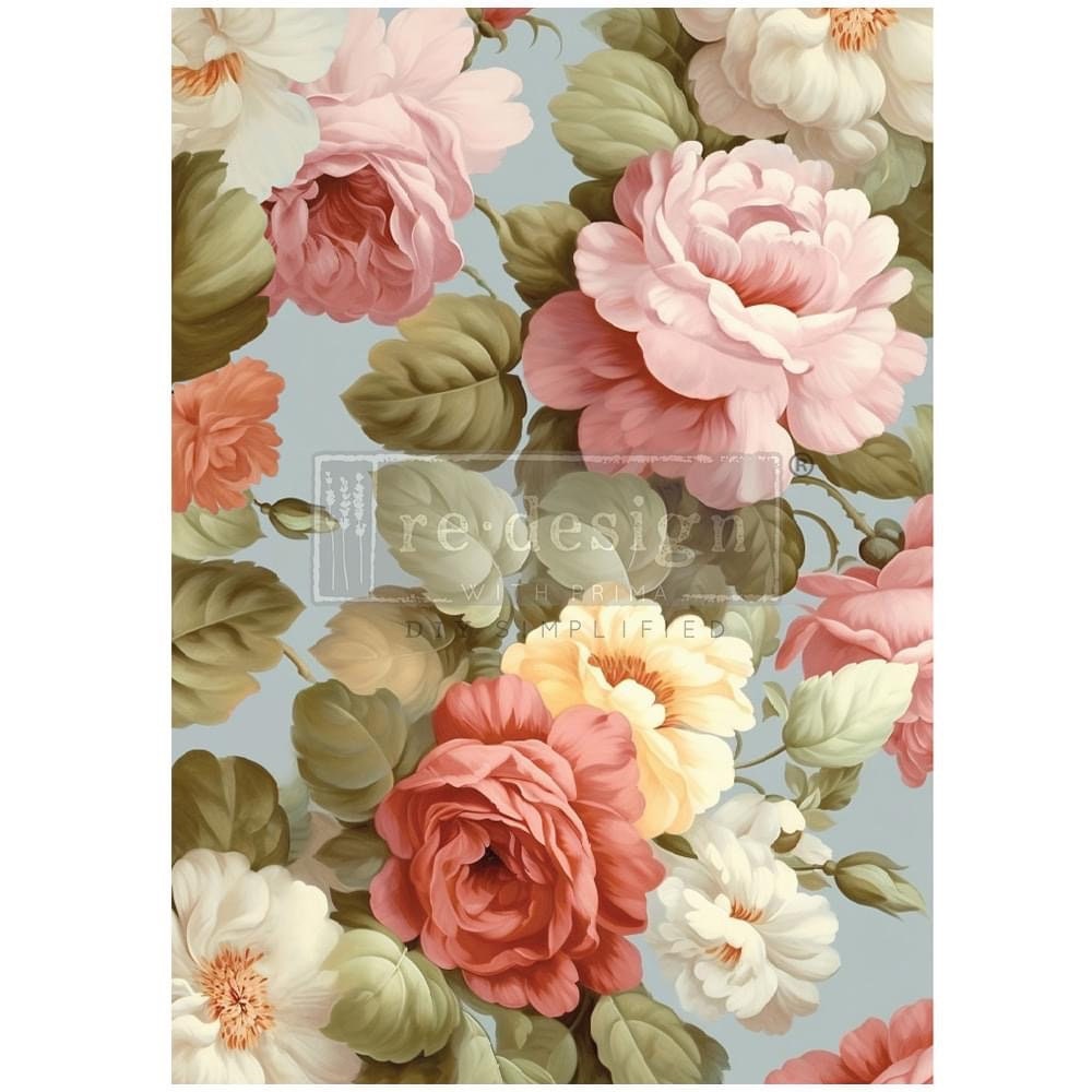 A1 Decoupage Fiber - Salon de la Gloire | 23.4”x33.1” | Redesign with Prima
