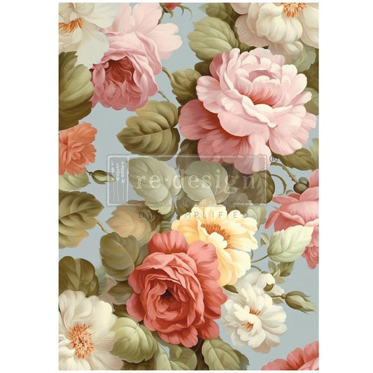 A1 Decoupage Fiber - Salon de la Gloire | 23.4”x33.1” | Redesign with Prima
