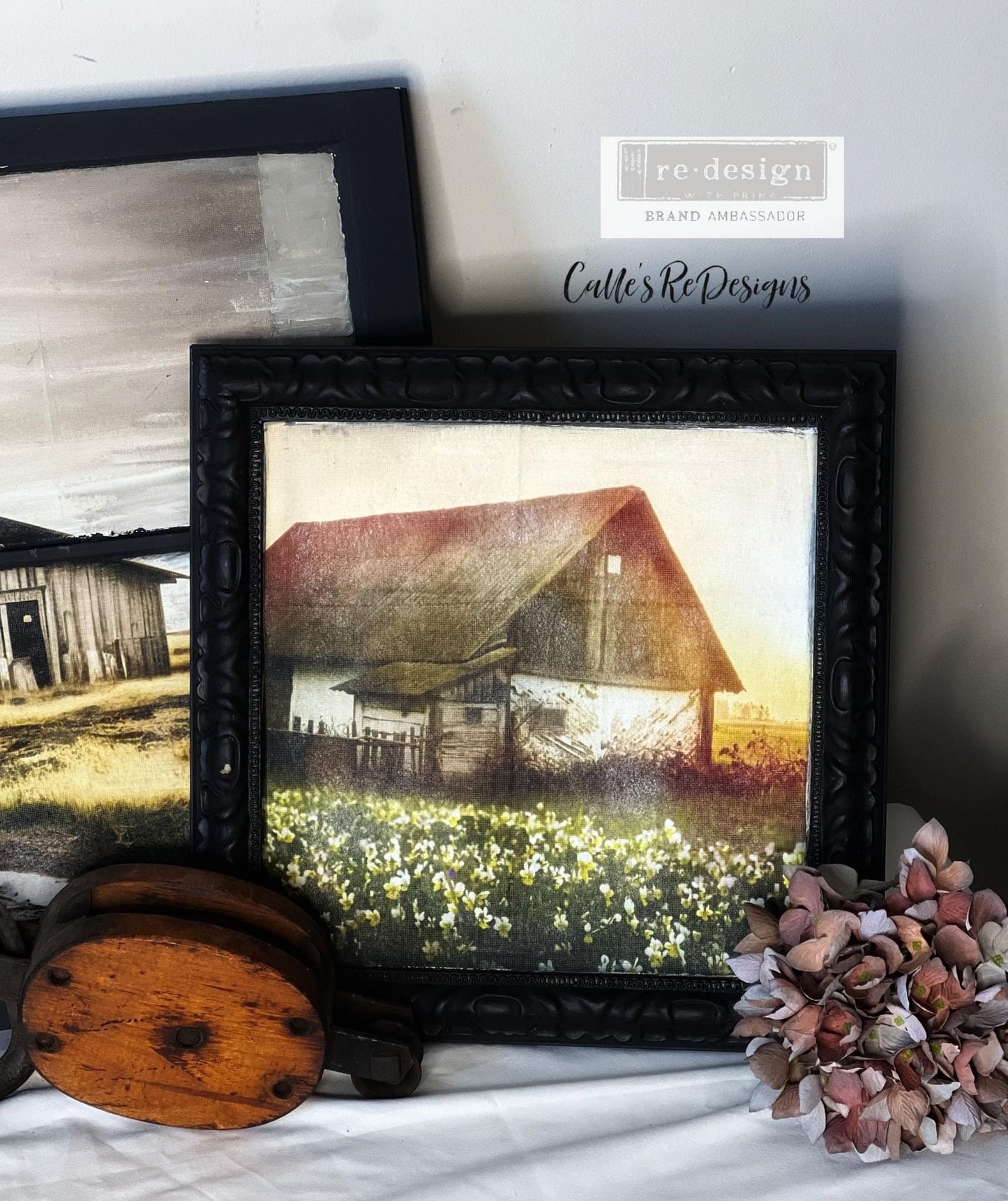 Decoupage Tissue Paper Pack - Haystack Hues | 11.7”x16.5, 3 sheets | Country Barn | Redesign with Prima