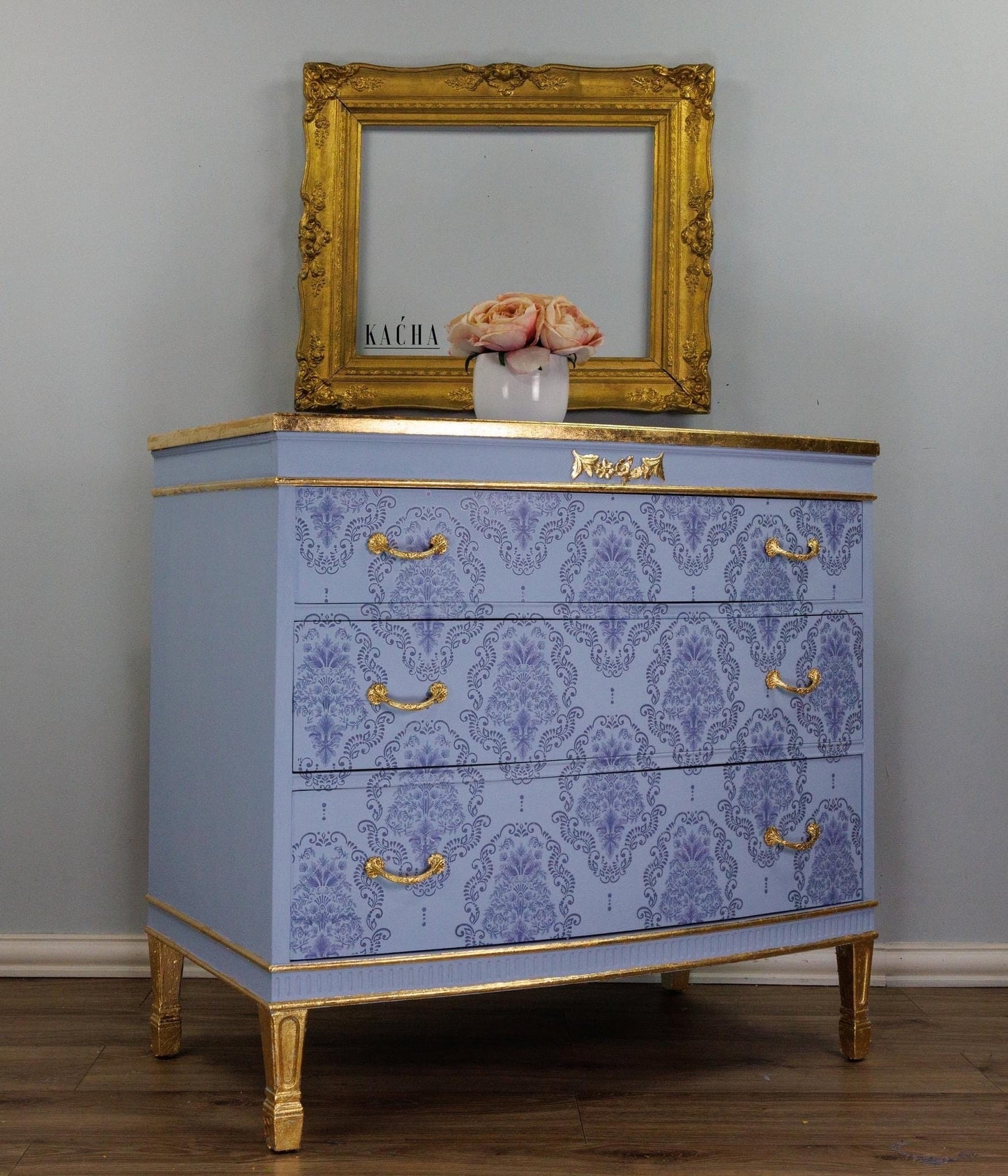 Large Decor Transfers® - Dana Damask | Kacha |  24”x35”, 2 sheets | Redesign with Prima