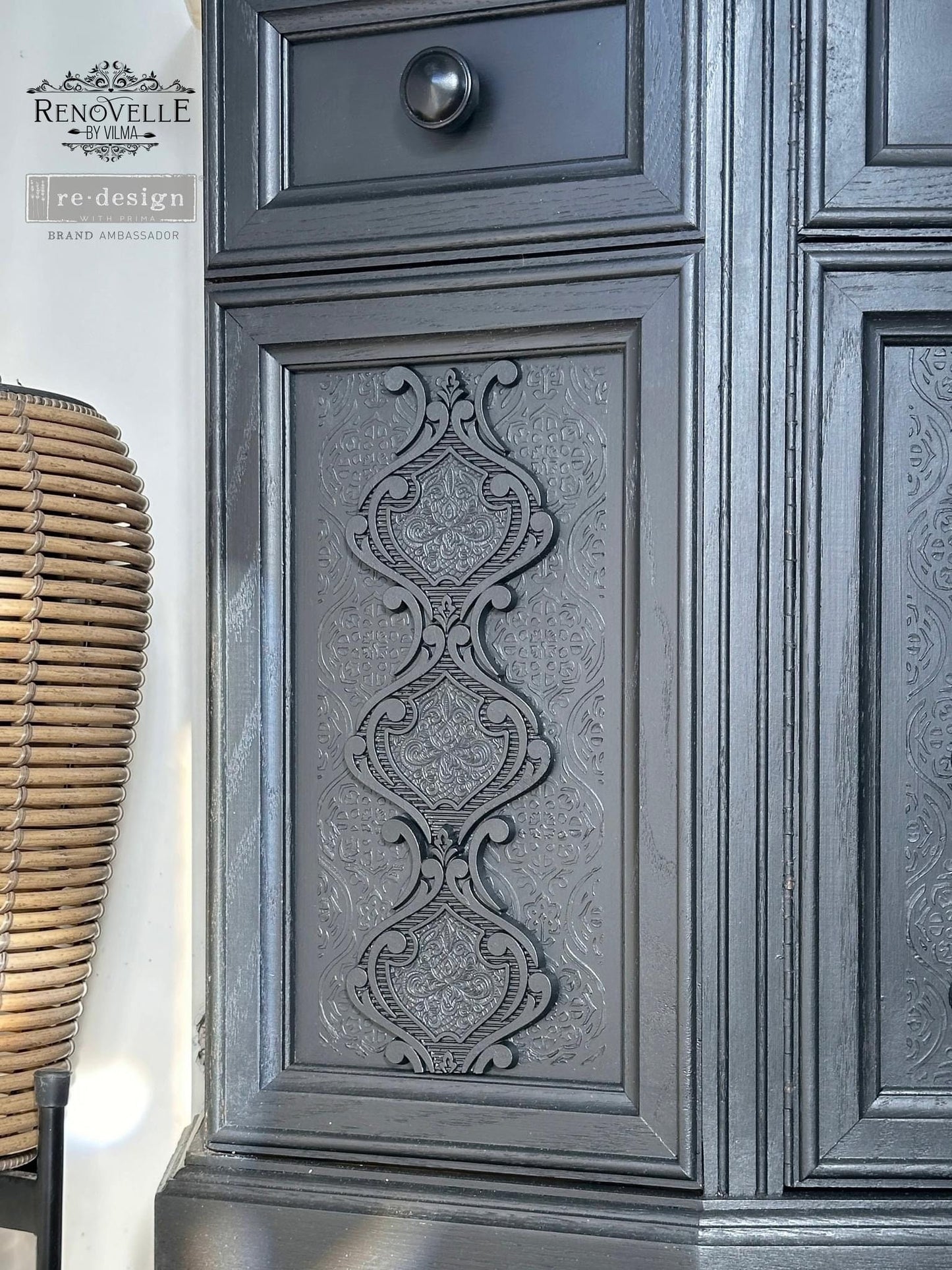 Decor Mould® - Darling Damask | 5”x10”x8mm | CeCe | Redesign with Prima