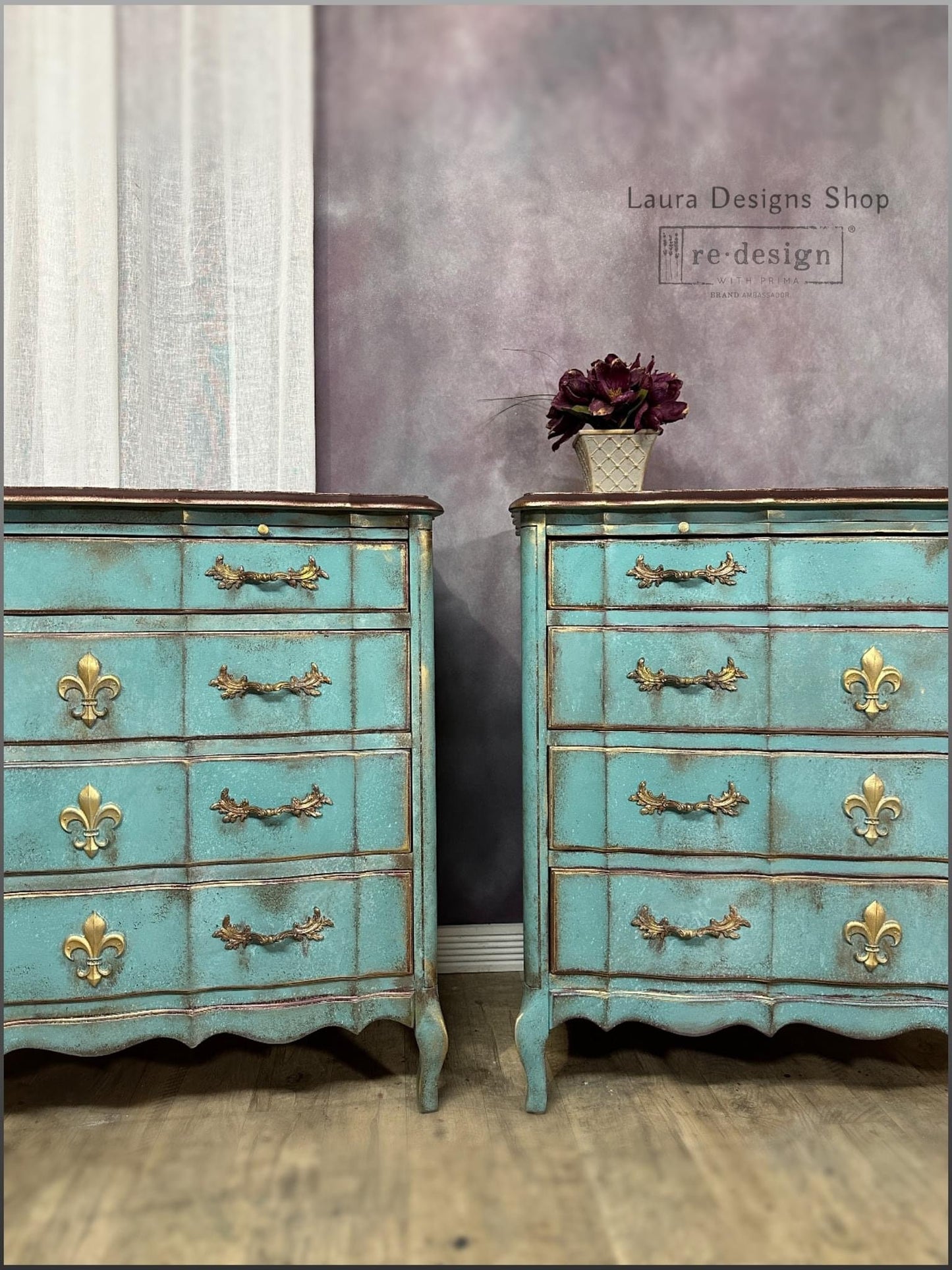 Decor Mould® - Fleur de Lis En Or  | 1 pc, 5"x8" | Redesign with Prima