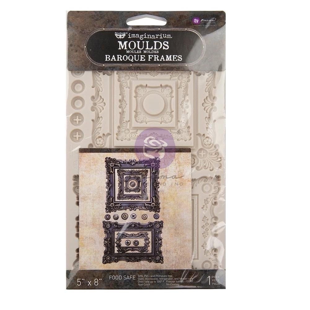 Decor Mould® - Baroque Frames | Finnabair | 5”x8”x8mm | Redesign with Prima
