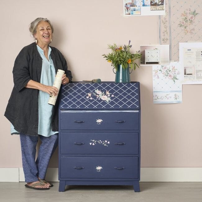 Large Décor Transfers® - Swedish Posey | 24”x30” | Annie Sloan | Redesign with Prima