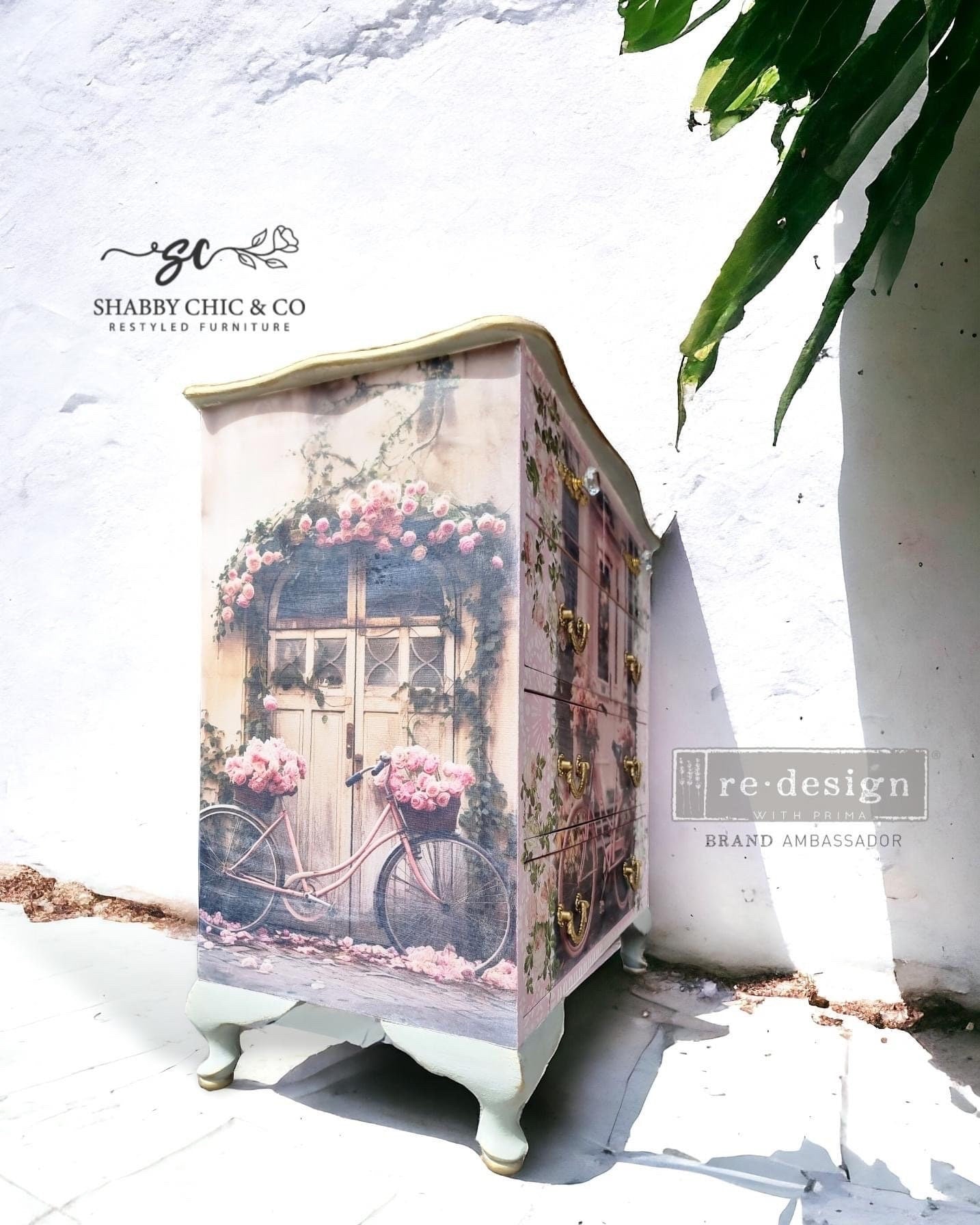 Decoupage Tissue Paper Pack - Parisian Bloom Haven | 3 sheets, 19.5”x 30” each | Redesign with Prima