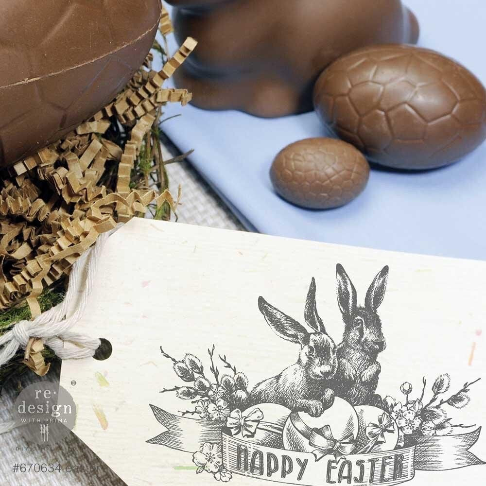 Decor Stamp - Easter | 1 pc, 9”x12” | Redesign with Prima
