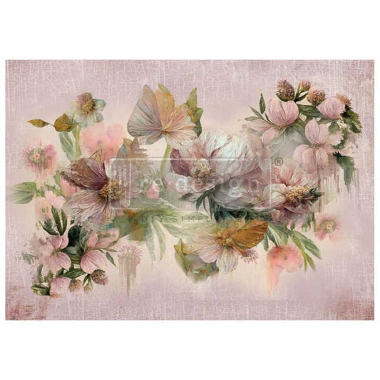 A1 Decoupage Fiber - Wisp of Mauve | 24.3”x33.1” | ReDesign With Prima