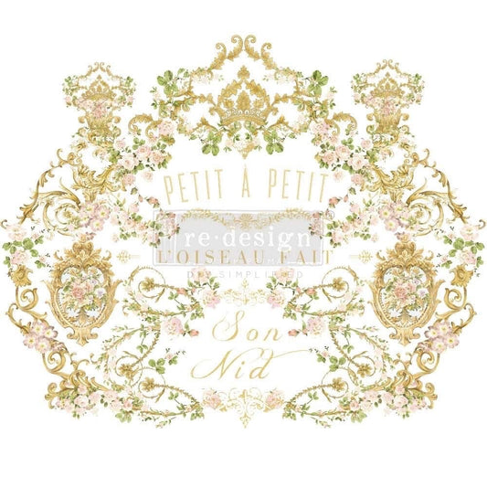 Large Decor Transfers® - Petit A Petit | Kacha | 24” x 35” | Redesign with Prima