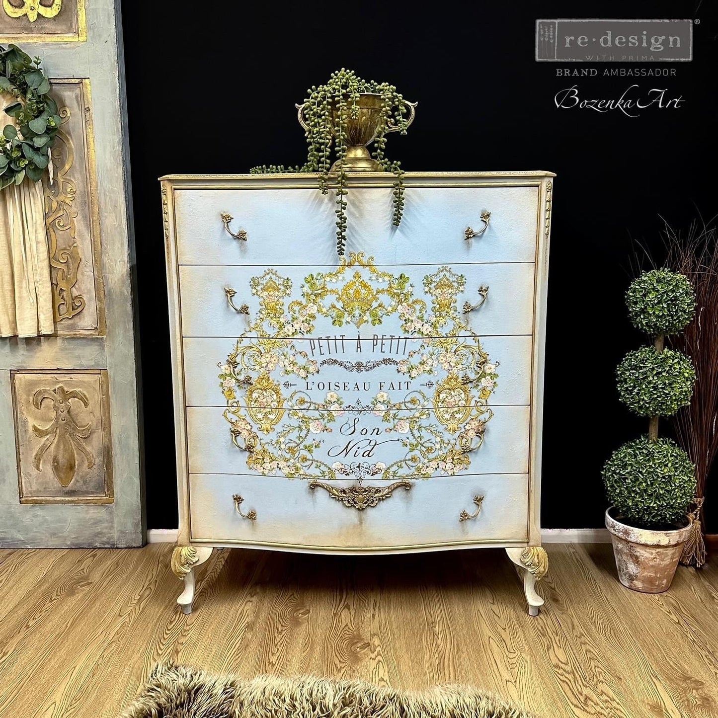 Large Decor Transfers® - Petit A Petit | Kacha | 24” x 35” | Redesign with Prima